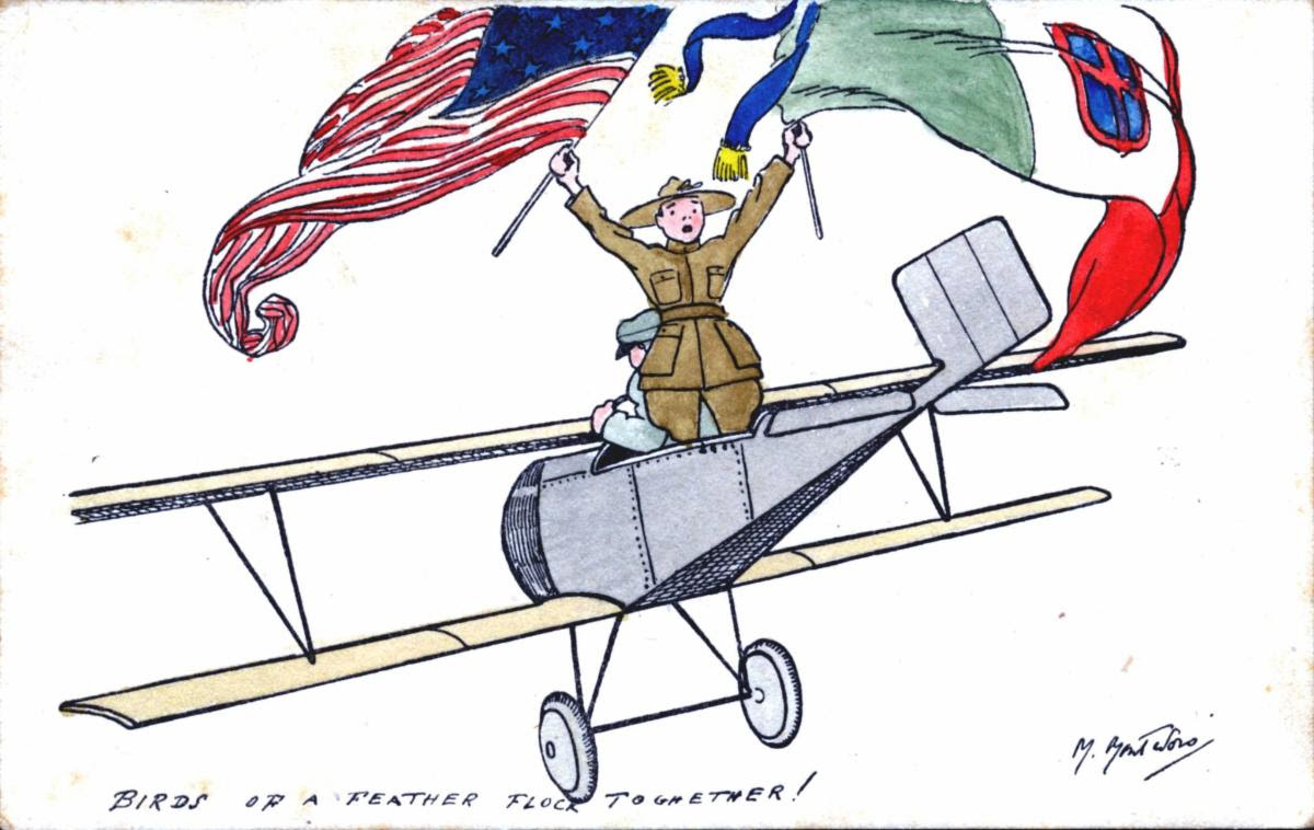 Military Aviation Museum's Webinar, Americans in Italy - 1918 - Vintage ...