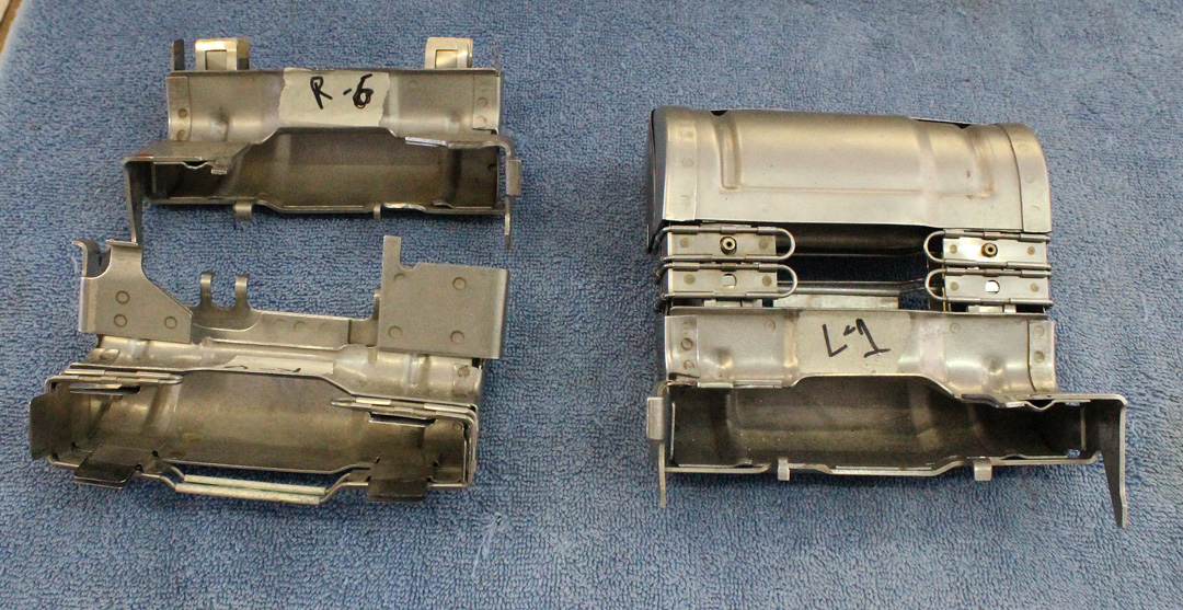 Ammunition feed chute and connectors. (photo via Tom Reilly)