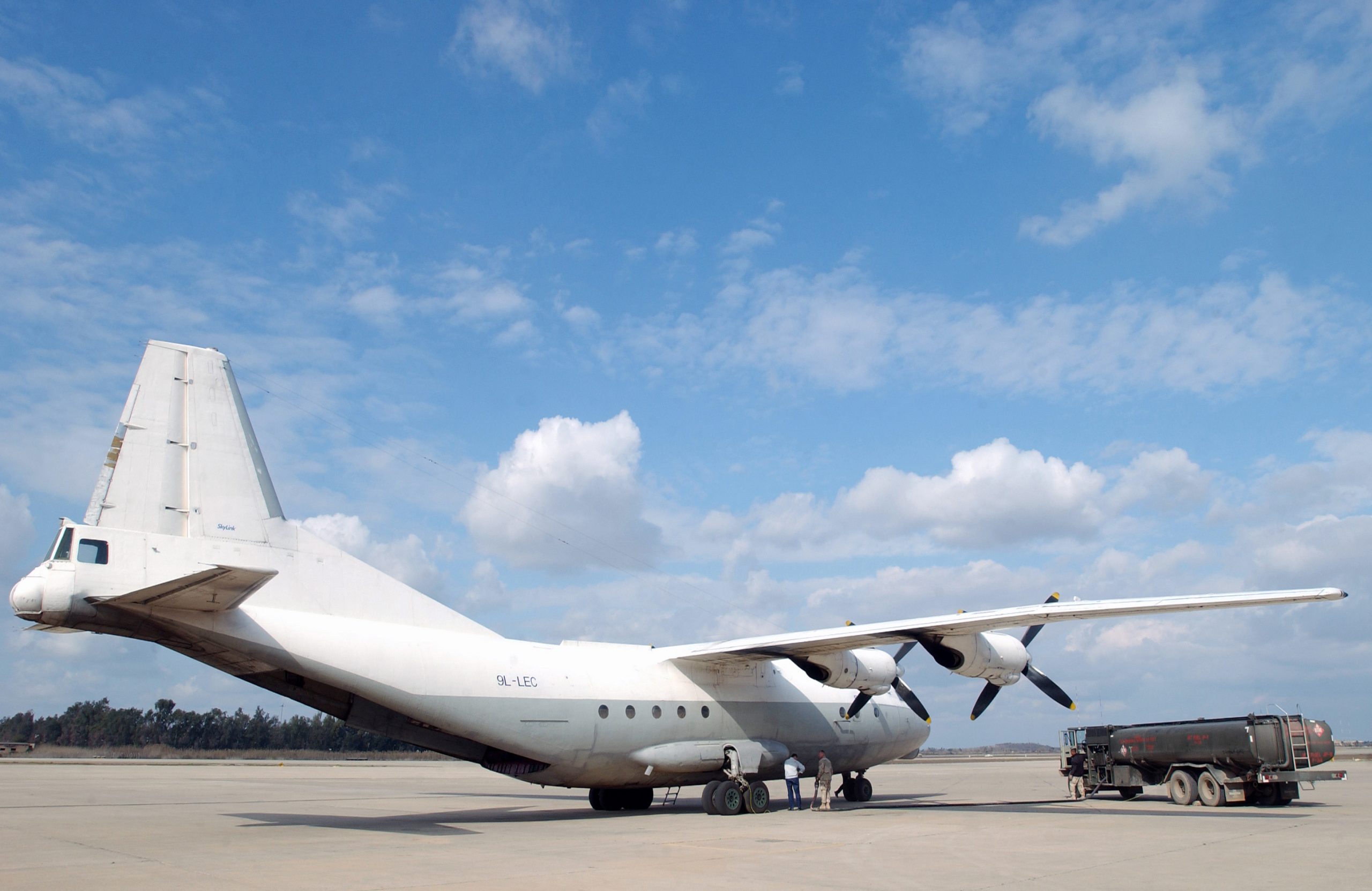 Antonov An 12 9L LEC at Baghdad scaled