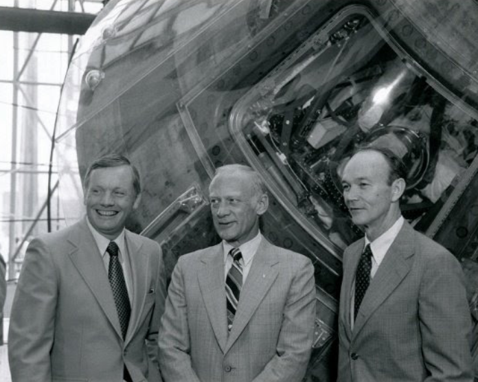 Apollo 11 astronauts Neil Armstrong Buzz Aldrin and Michael Collins