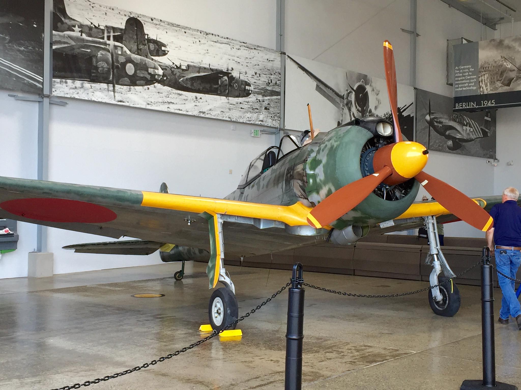 Randy's Warbird Profiles: Nakajima Ki-43-IIIa Hayabusa N43JE 45 At FHCAM in Everett Washington in July 2016