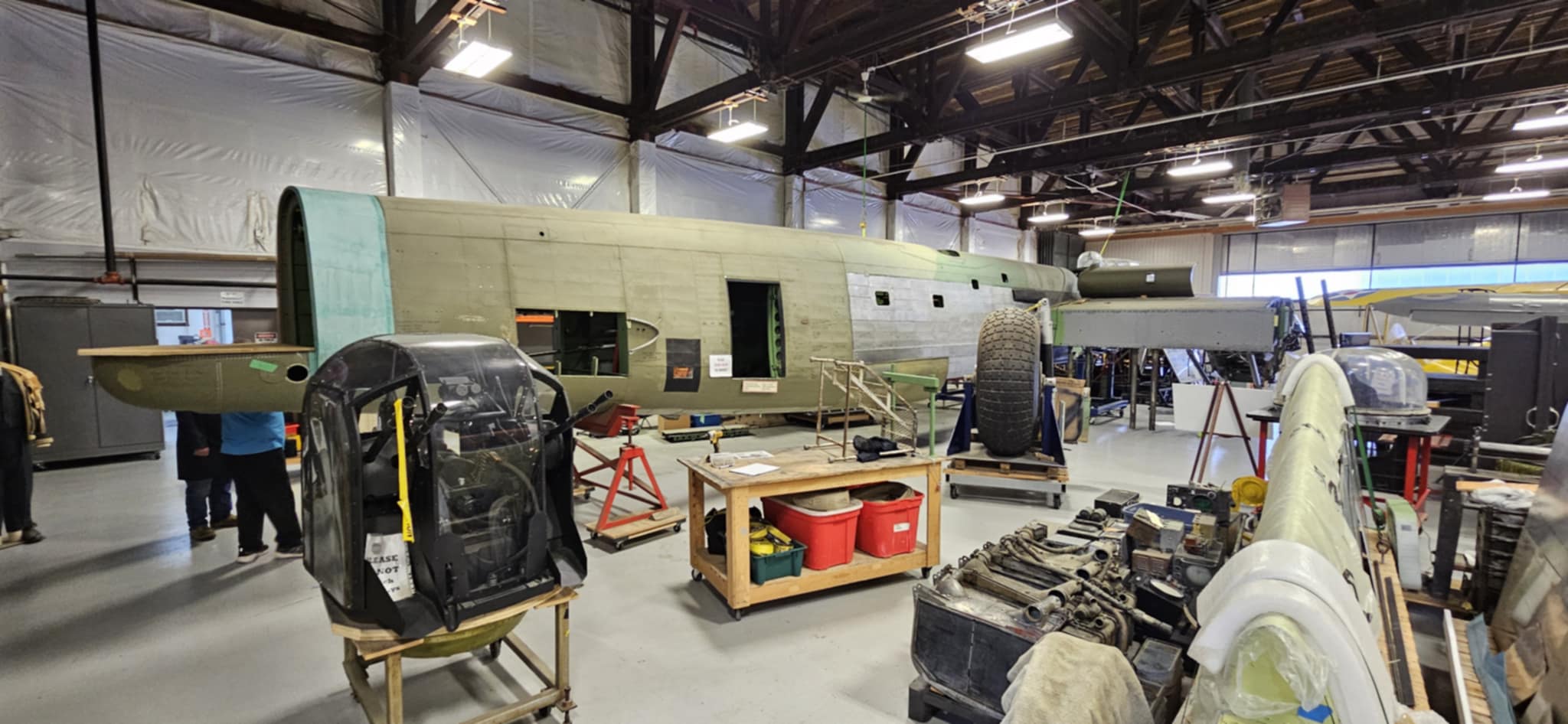 The Restoration of Avro Lancaster FM212 16 Avro Lancaster FM212 right side