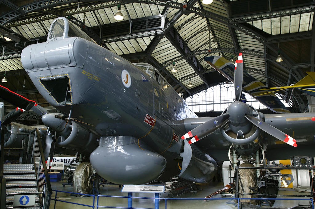 Avro Shackleton in the Air Space Hall. Credit Science Museum Group