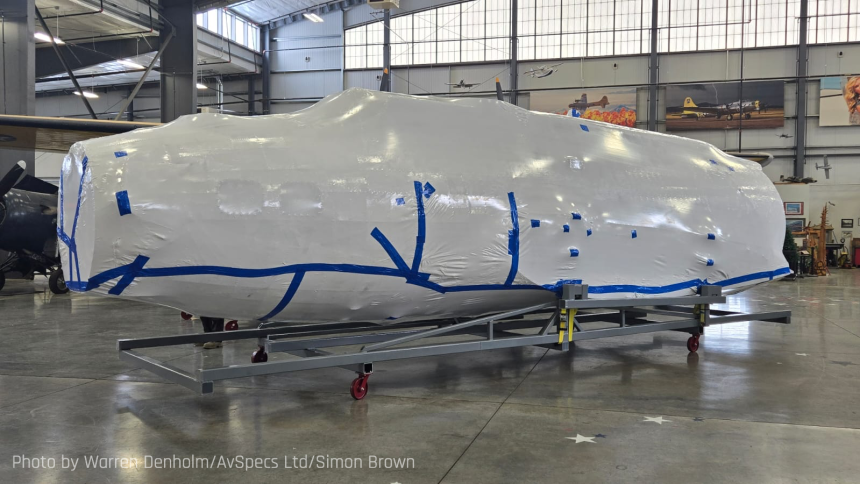 B 17 Yankee Lady disassembled 2
