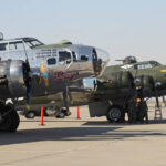 B 17 texas Raiders and B 17 Sentimental Journey