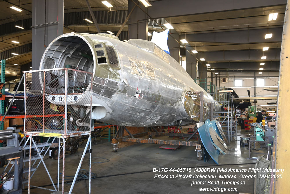 Major Restoration Milestone for the Mid-America Flight Museum's B