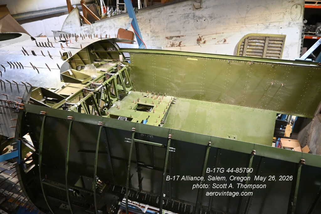 B-17G Lacey Lady Restoration Continues to Advance at Salem 11 B 17G Lacey Lady 1