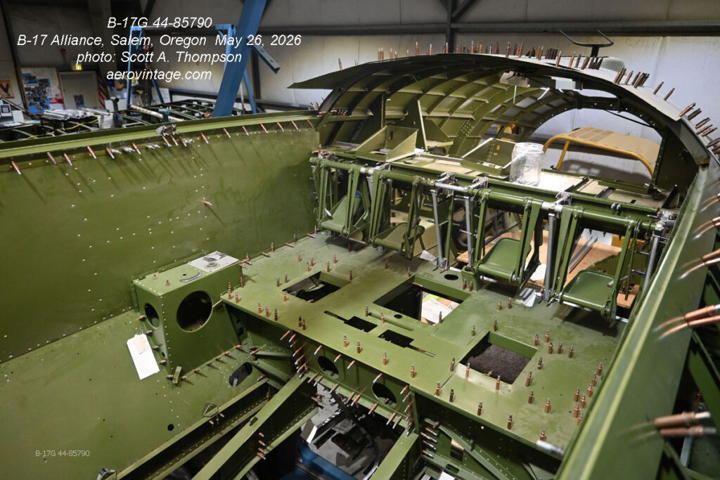 B-17G Lacey Lady Restoration Continues to Advance at Salem 12 B 17G Lacey Lady Update May 26 2026