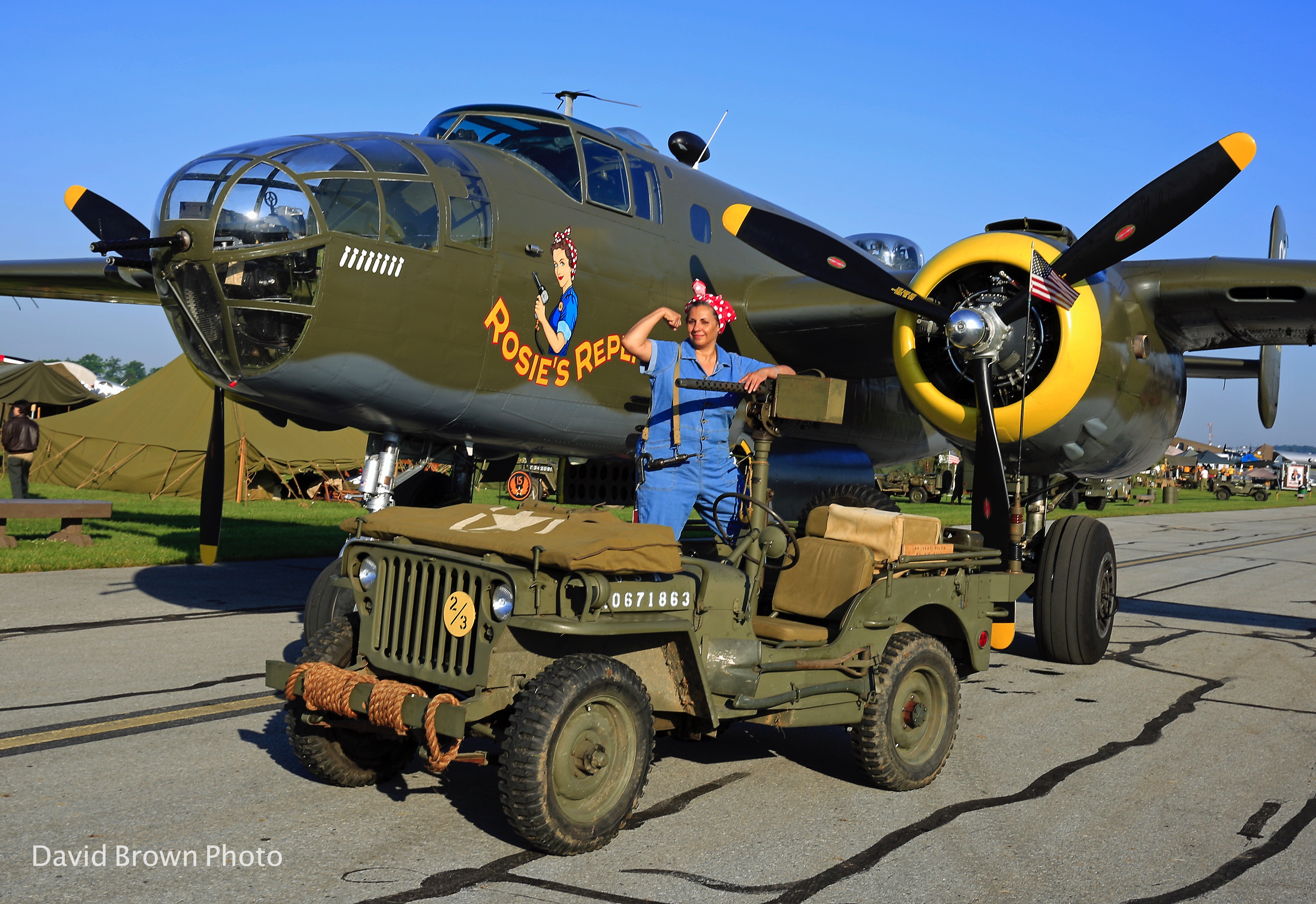 B 25 ROSIE 94A8306 WW2WE 2021 DAVIDFBROWN