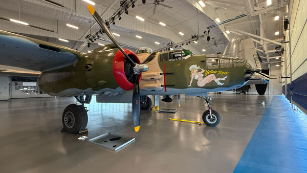 B 25 Yellow Rose joins B 29 DOC on display in Wichita Aug. 19 26 01