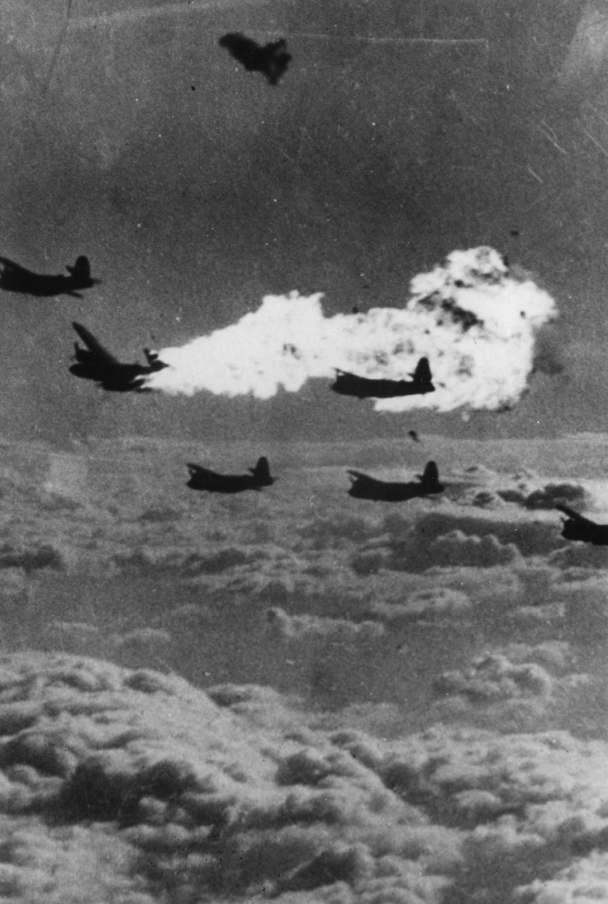 The B-26 Marauder: From Widow-Maker to Master of Medium Bombing 29 B 26 hit over Dunkirk