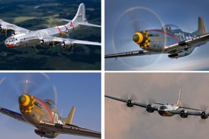 B 29 DOC and P 51 Gunfighter in the San Diego region Sept. 26 28