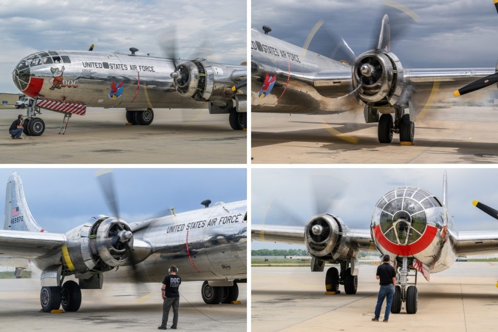 B-29 DOC Cleveland Tour Stop Moved to September, P-51 Gunfighter Added 11 B 29 DOC maintenance run