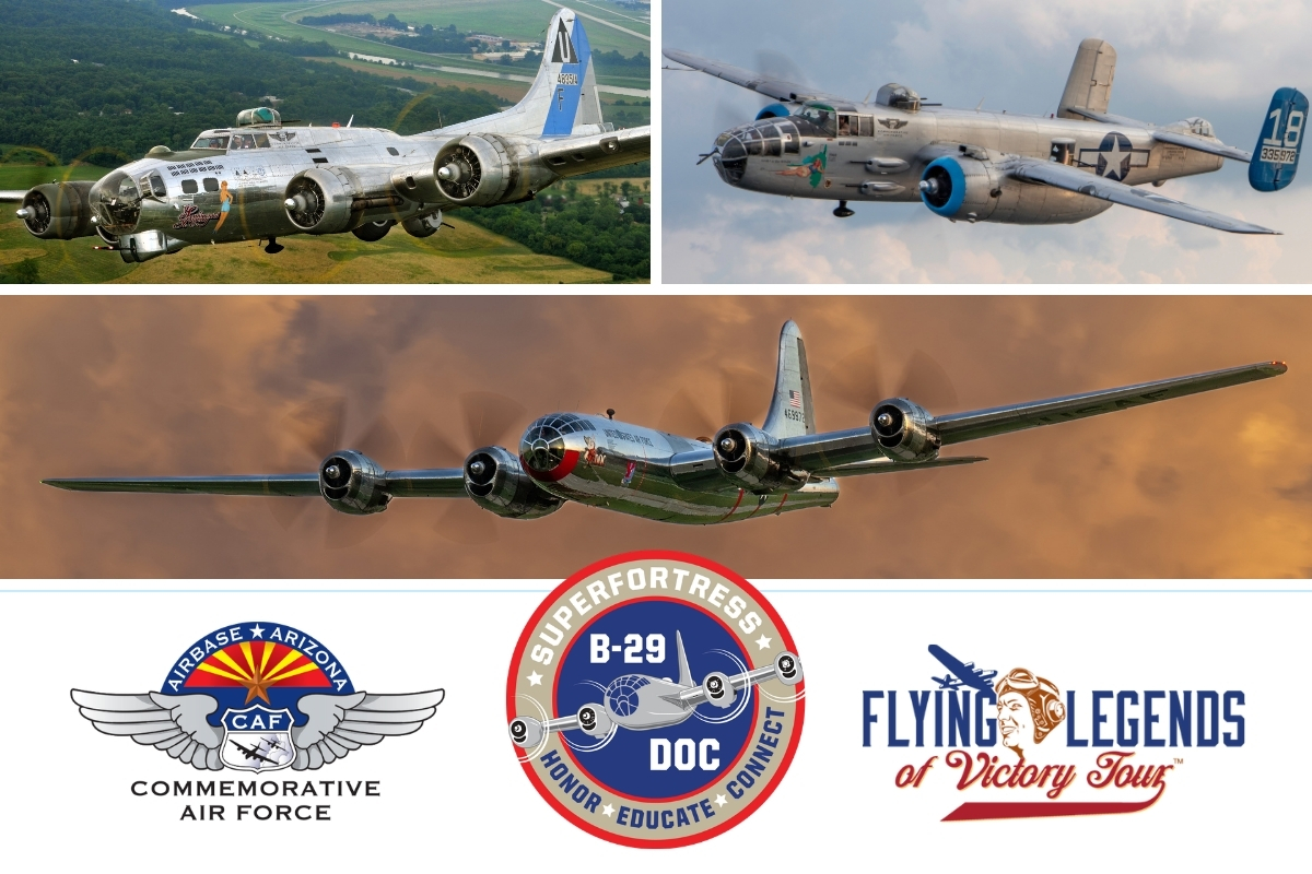 Three WWII Bombers Scheduled to Gather in Wichita This August