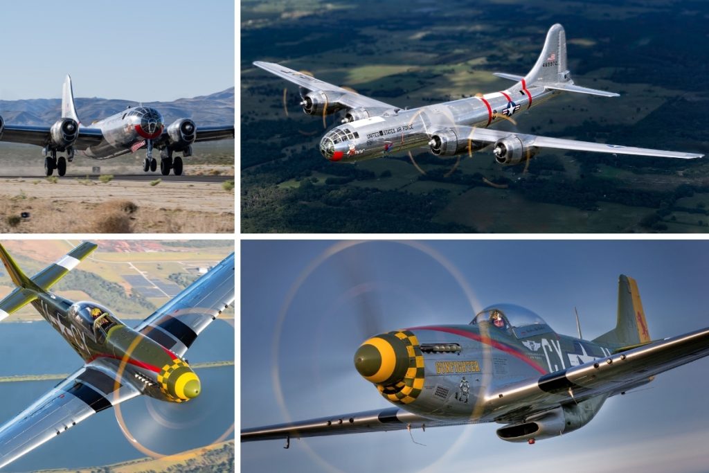 B-29 DOC Cleveland Tour Stop Moved to September, P-51 Gunfighter Added 12 B 29 Doc and P 51 Gunfighter to Visit Allentown During Memorial Day Weekend Tour 2