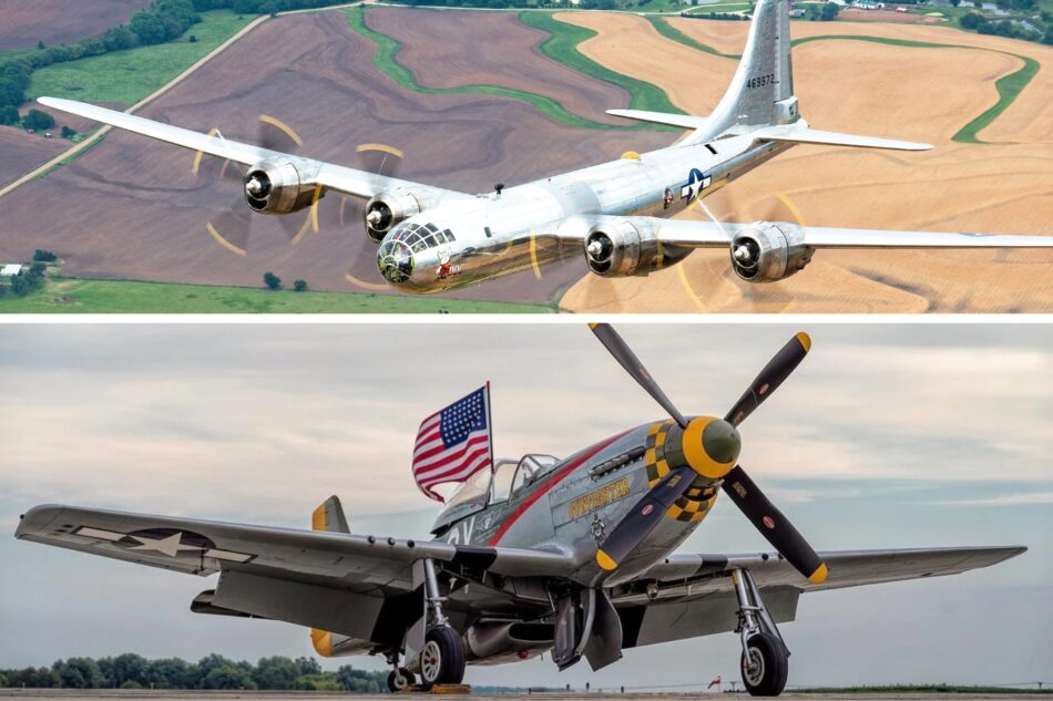 B 29 Doc and P 51 Gunfighter