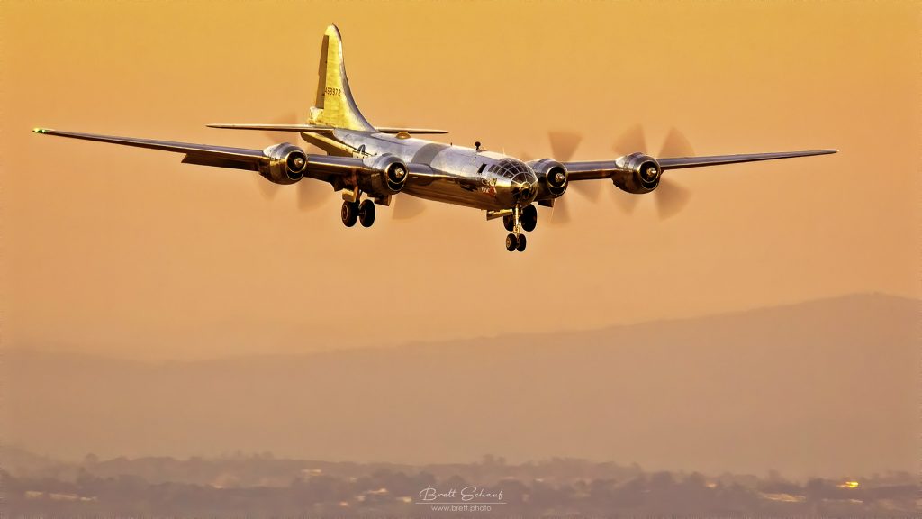 B 29 Doc at sunset