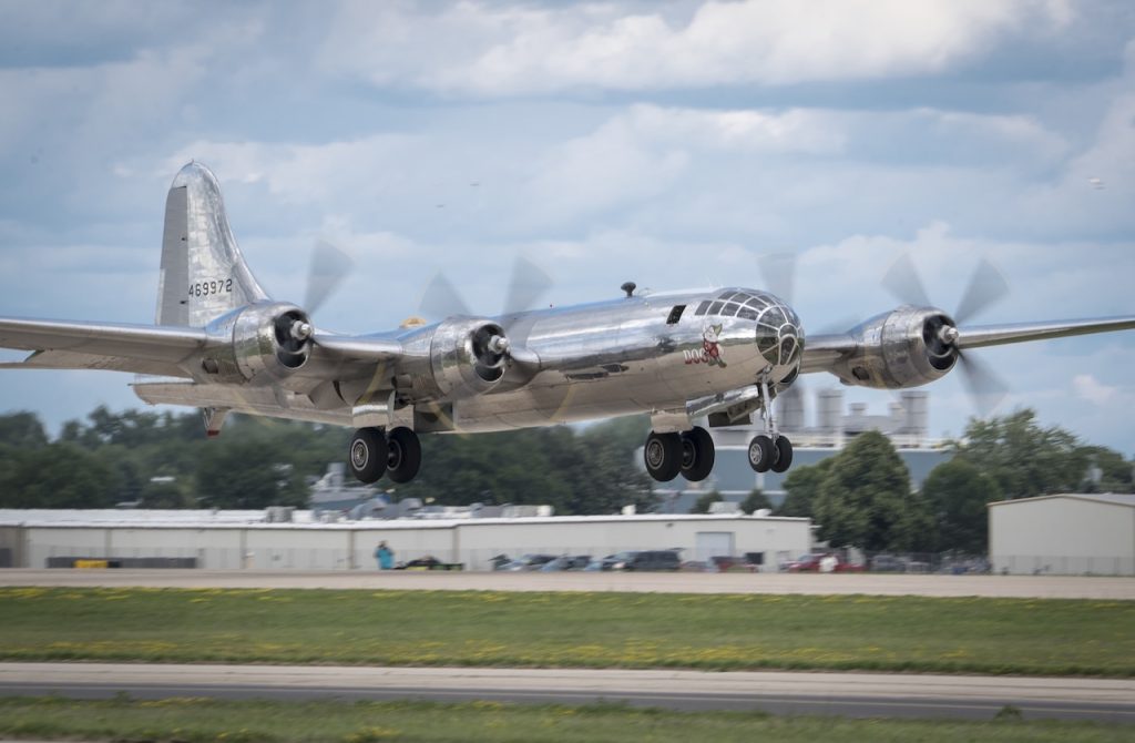 B-29 DOC History Restored Tour to Visit Twin Falls, Idaho 11 B 29 Doc takeoff 2019 by Michael Kutz