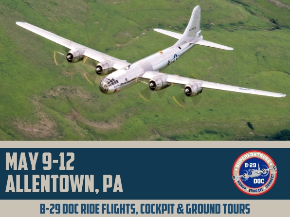 B 29 Doc to bring its History Restored Tour to Allentown PA