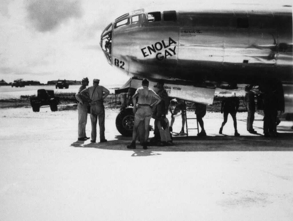 B 29 Enola GAy at Hill Field 1944