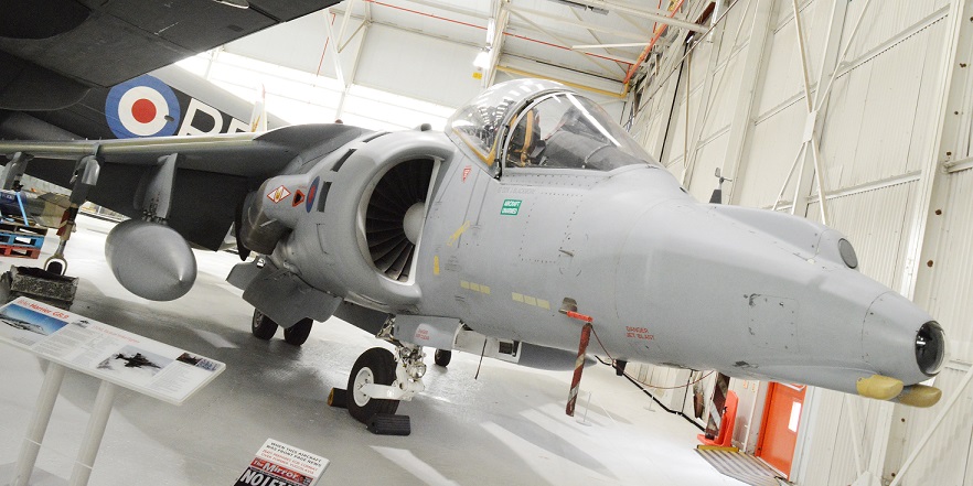 The museum BAe_Harrier_GR9A_3_