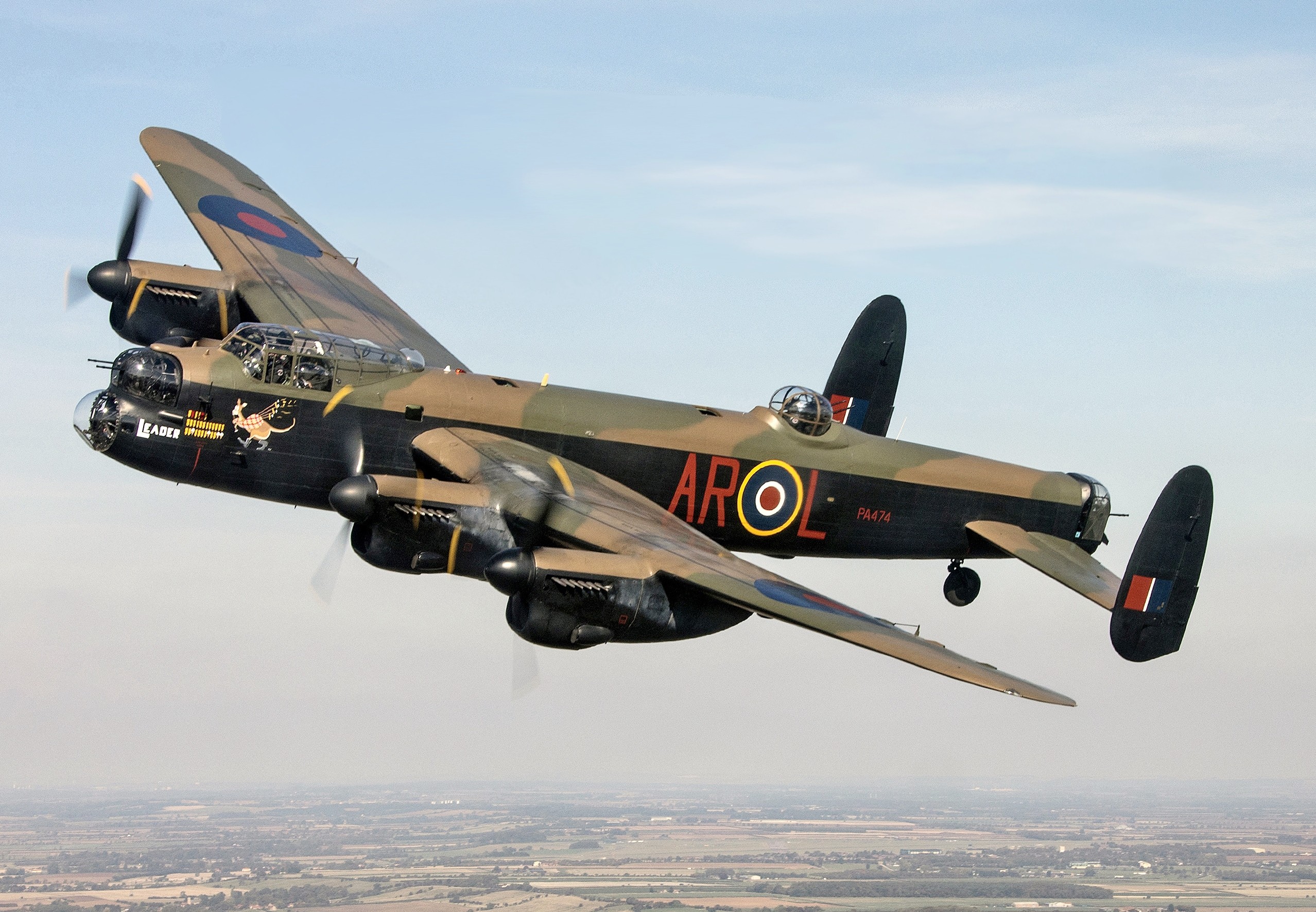 Battle of Britain Memorial flight Avro Lancaster cropped