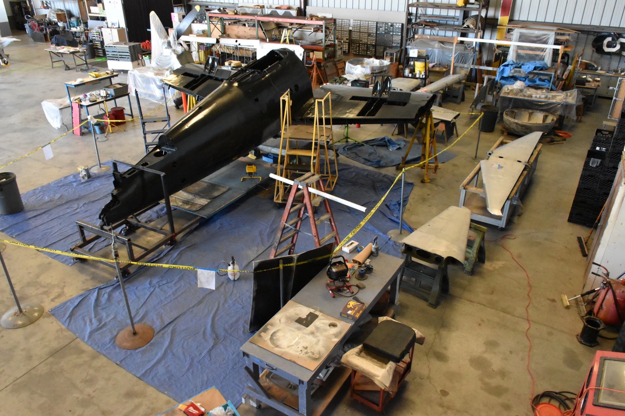 CAF SoCal’s F8F-2 Bearcat Restoration Moves Forward 13 Bearcat Restoration 116
