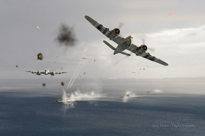 Beaufighters attacking E boats v5 layers