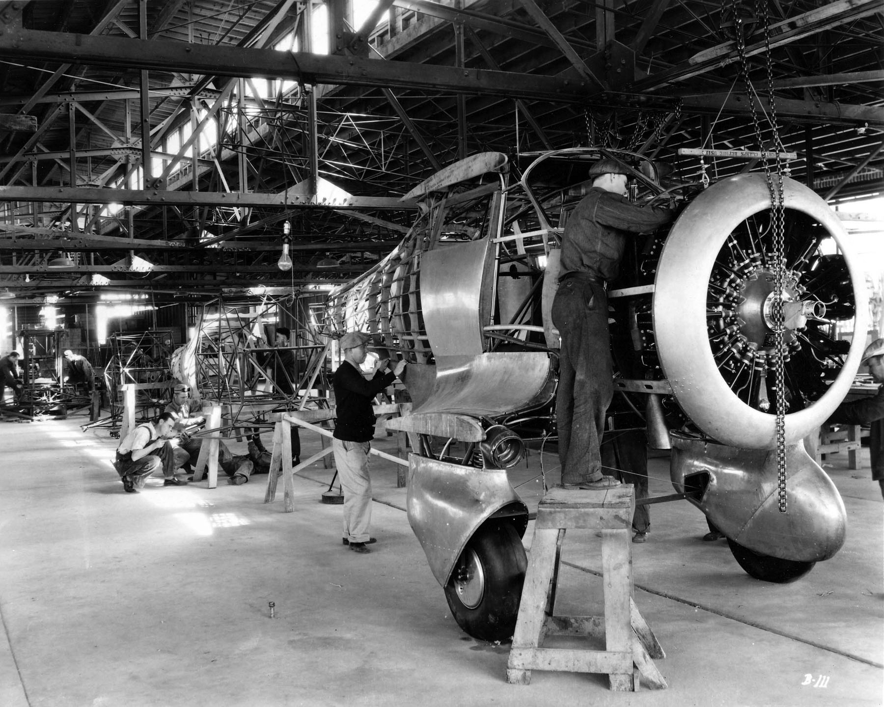 Beechcraft Staggerwing production line