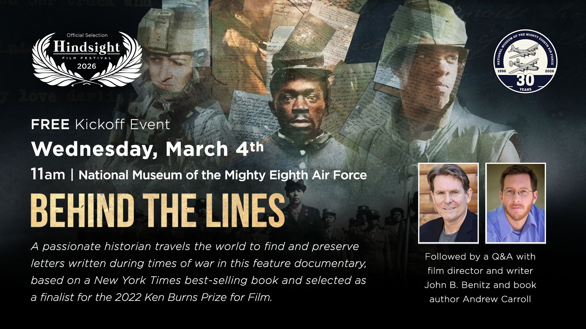 “Behind the Lines” Documentary to Screen March 4 at the National Museum of the Mighty Eighth Air Force