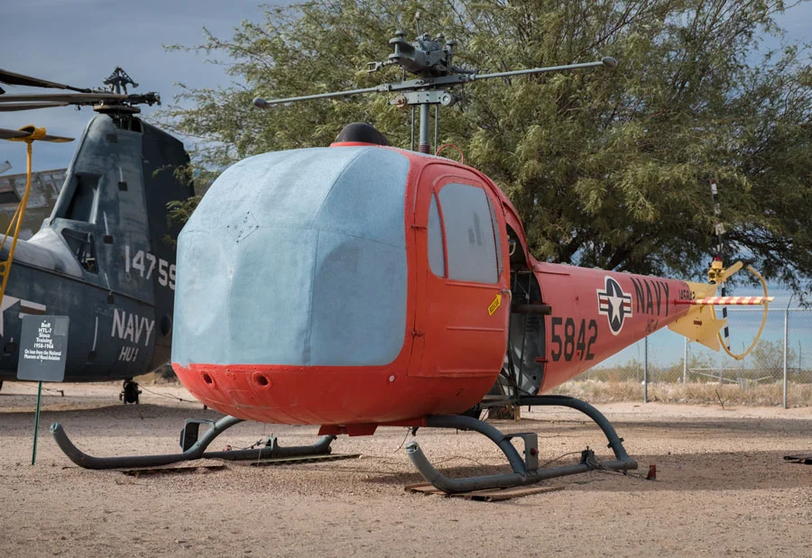 Boneyard Files: Bell HTL-7 - The Rare Double Cockpit Trainer Lost in the Desert 10 Bell HTL 7 2d60b549