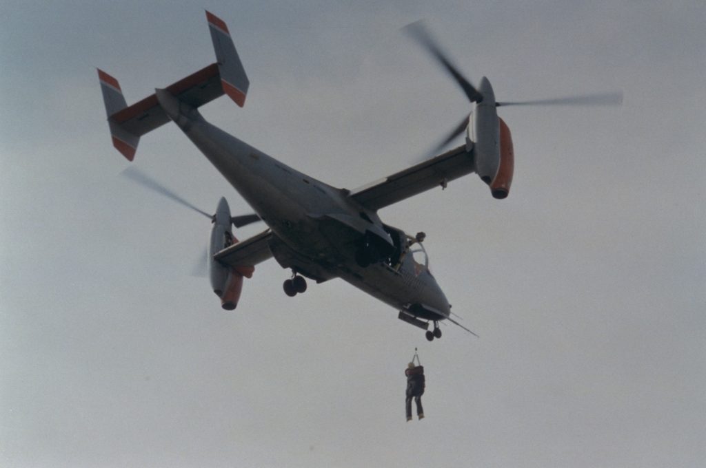 Flight Test Files: The Bell XV-15 Tiltrotor and NASA’s Quiet Revolution in Lift 21 Bell XV 15 BAT LHX in flight AC84 0382 2