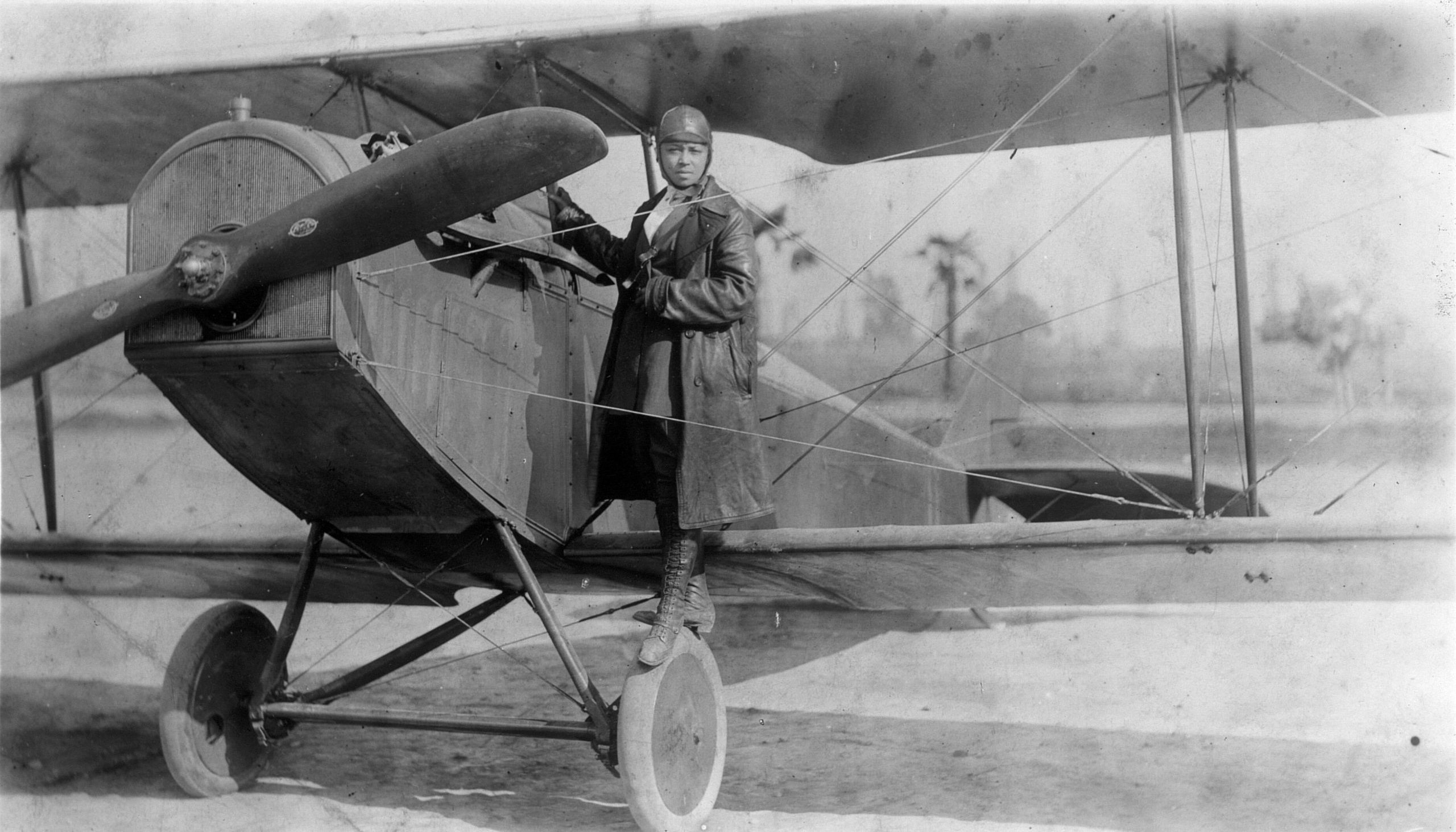 Randy's Warbird Profiles: Curtiss JN-4D "Jenny" s/n 3712 27 Bessie Coleman and her plane 1922 1 scaled e1760836172911