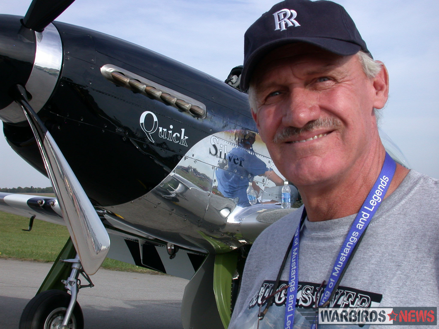 Bill Yoak at the Gathering of Mustangs and Legends in 2007. (photo by Jerry O'Neill)