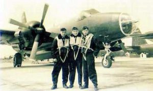 Black Bat Squadron crew and craft (Image Credit: Classic Aircraft Aviation Museum)