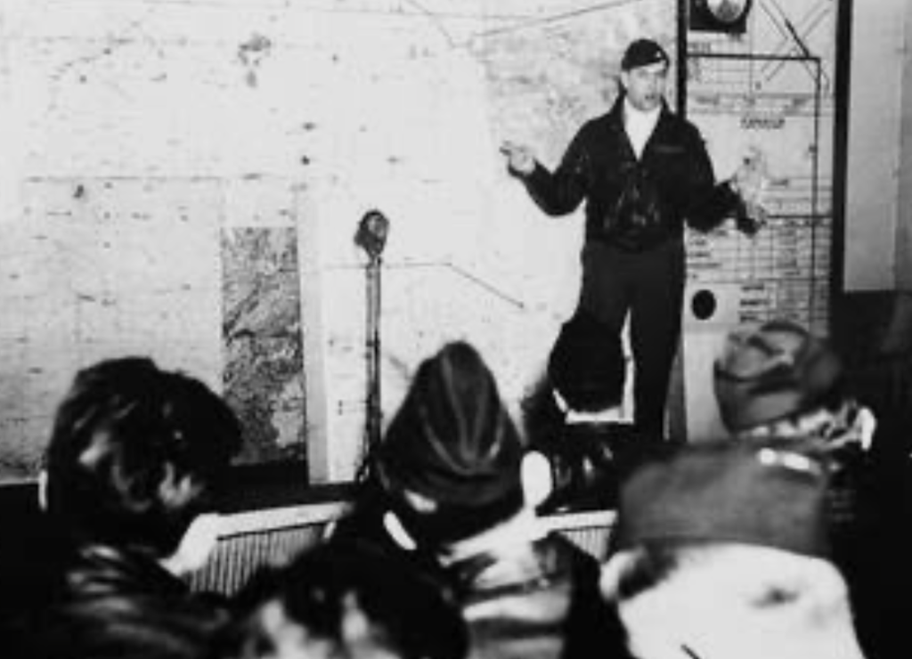 Don Blakeslee's War: How America's Fighting-est Fighter Pilot Shaped the Legendary Fourth Fighter Group 30 Blakeslee 22 Briefing for Frantic