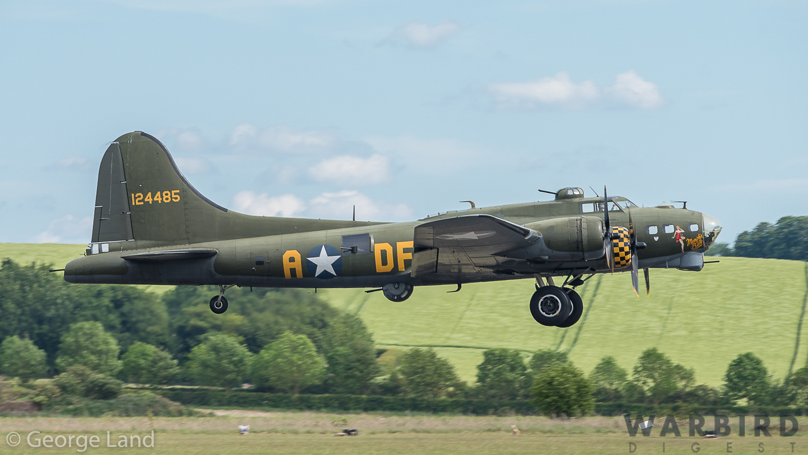 Boeing Lockheed Vega B 17G 105 VE Flying Fortress 44 85784 DF A Sally B Memphis Belle G BEDF 324th Bombardment H Squadron 91st Bombardment H groupBassingbourne A F 8th AF ETO D75 4138 1