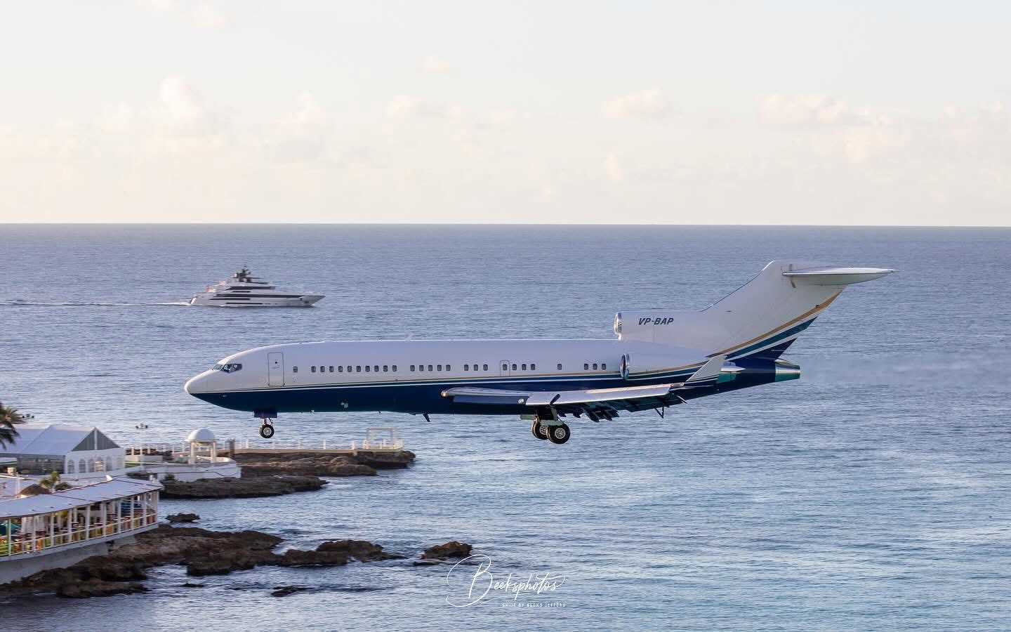 The Last Captain of a VIP Boeing 727: David Morrison and the Final Flight of VP-BAP 13 Boing B 727 VP BAP landing in the carebbean