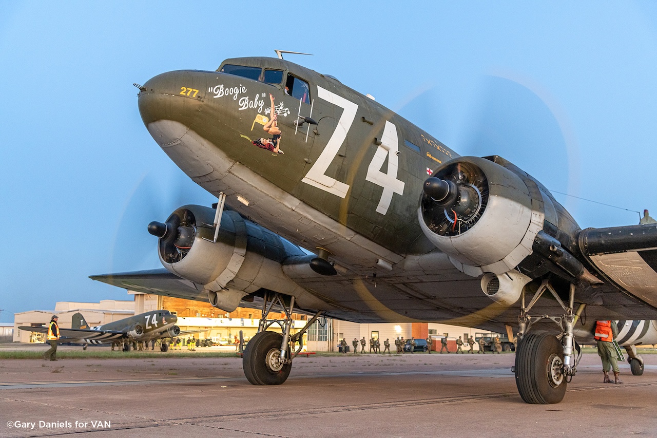 WWII Airborne Demonstration Team Keeps Two ‘Skytrains’ Airborne to Honor Veterans 16 Boogie Baby Gary Daniels 02 copy