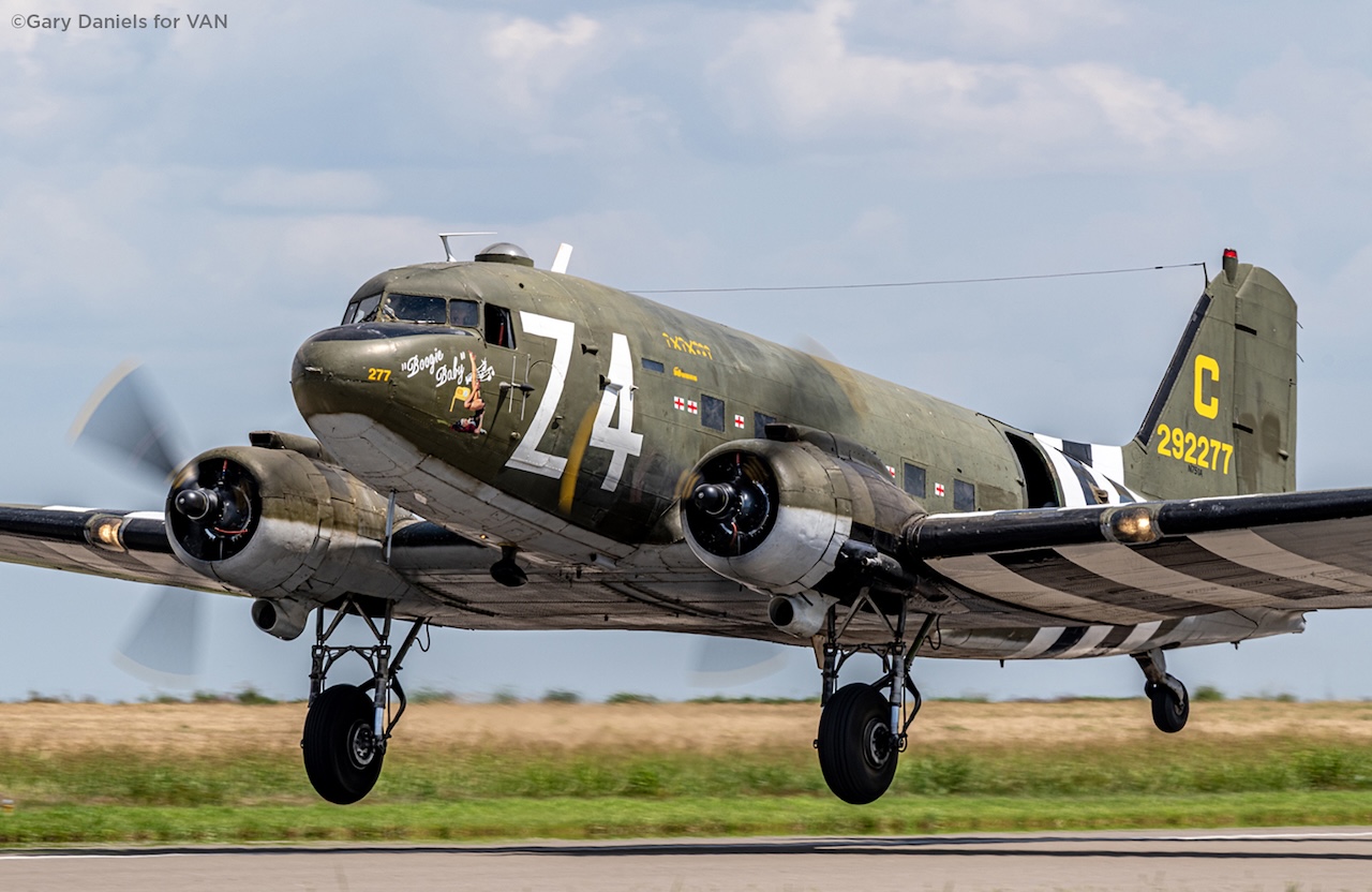 WWII Airborne Demonstration Team Keeps Two ‘Skytrains’ Airborne to Honor Veterans 20 Boogie Baby Gary Daniels 06 copy