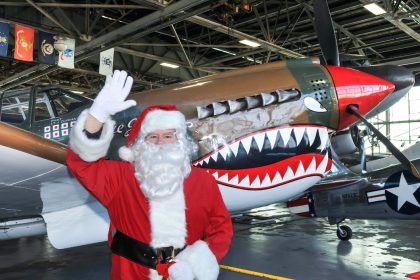 Breakfast Santa and Vintage Warbirds A Holiday Tradition Returns to the American Airpower Museum
