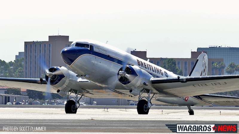 Breitling DC-3 Returning After Flight Over Orange County copy