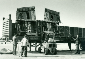Bolingbroke parts arrive at the museum. (Image Credit: Canadian Warplane Heritage Museum)