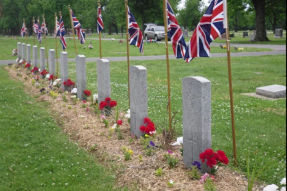 British WWII cadets who died while training in the United States