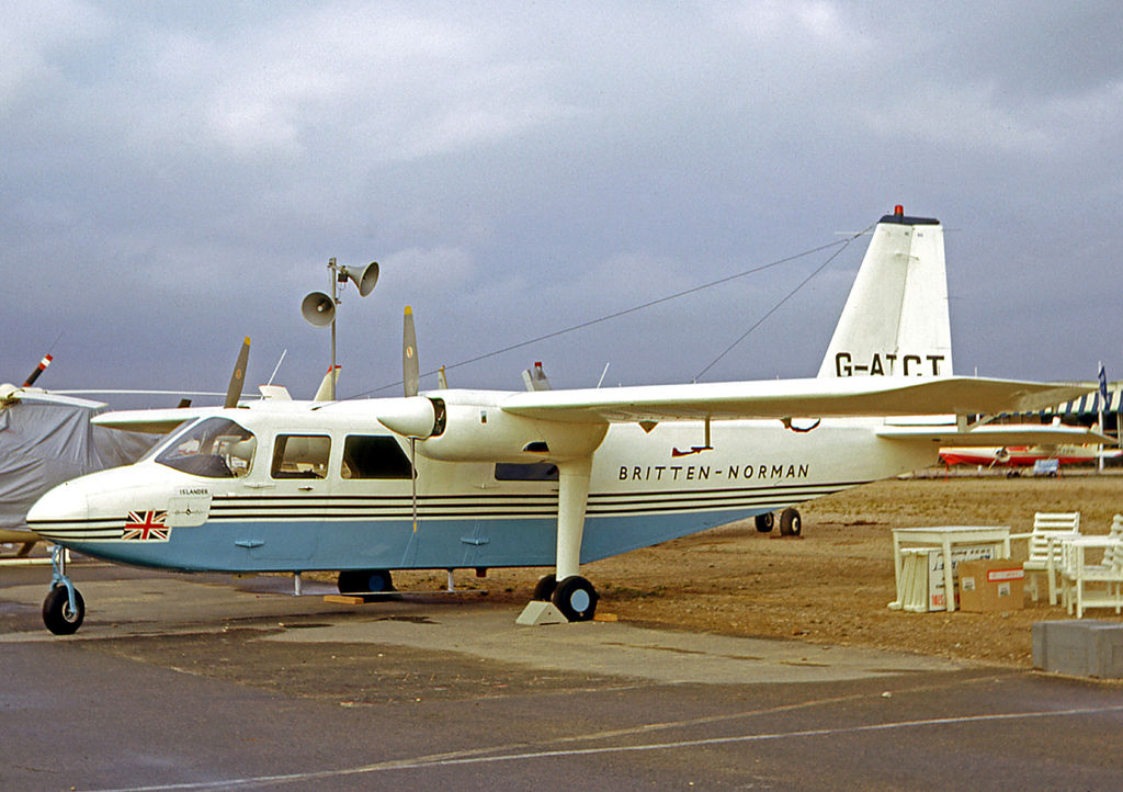 Today In Aviation History: First Flight of the Britten-Norman BN-2 Islander 11 Britten Norman BN.2 G ATCT LEB 19.06.65 edited 2 1