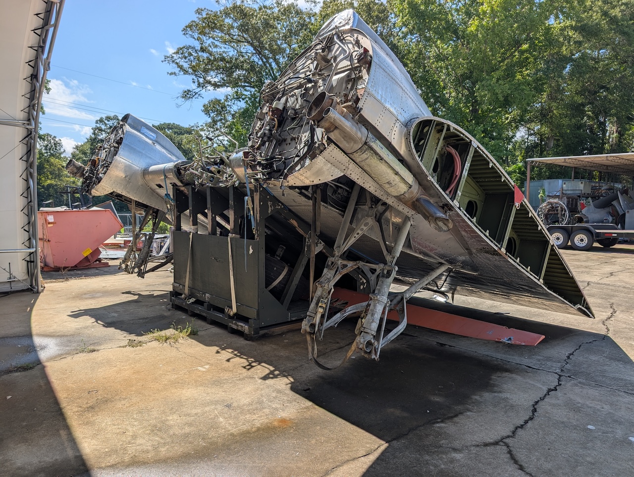 D-Day Survivor: A Combat Veteran Douglas C-47 Begins Restoration at the Robins AFB's Museum of Aviation 21 C 47 43 15200