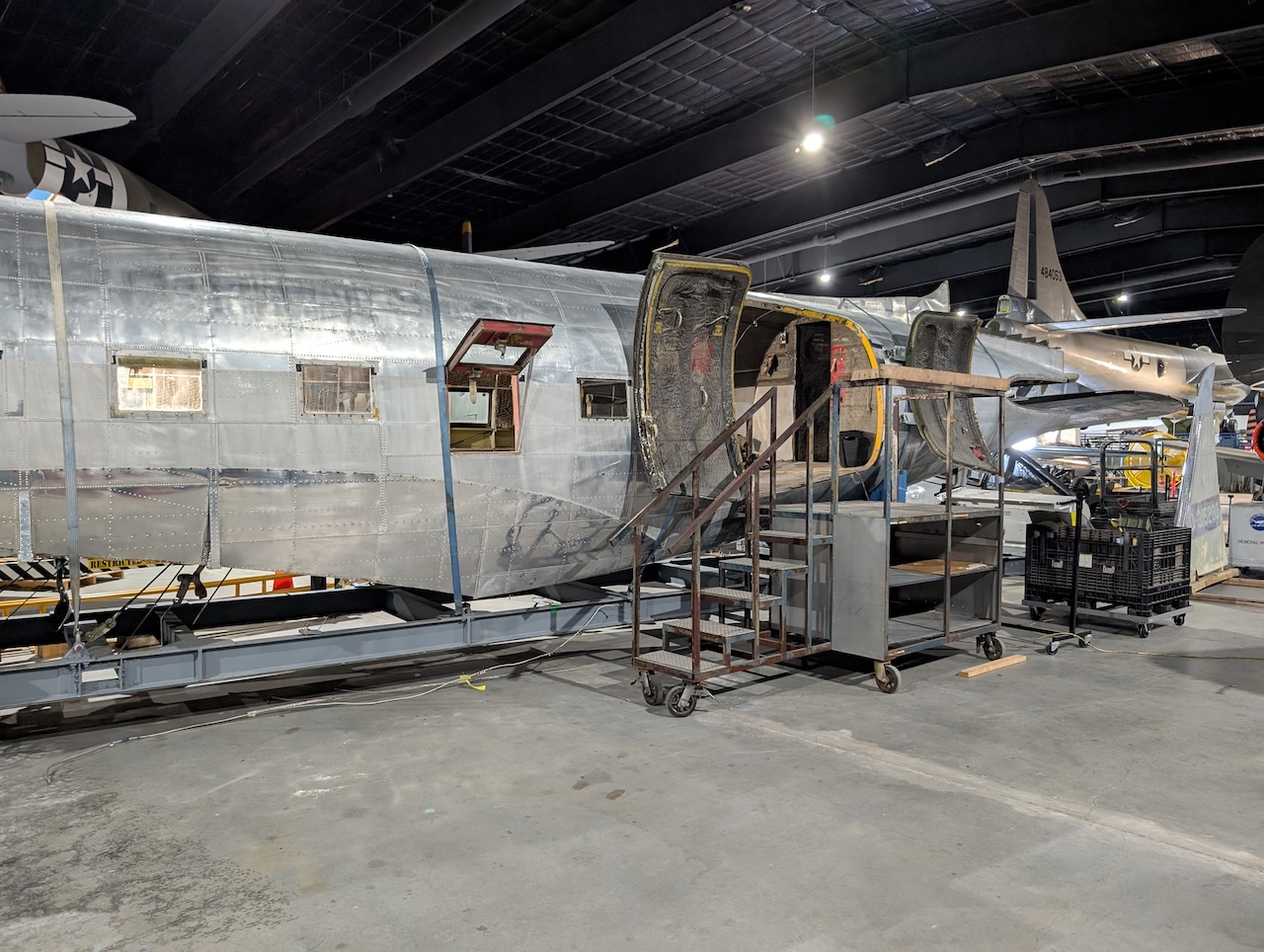D-Day Survivor: A Combat Veteran Douglas C-47 Begins Restoration at the Robins AFB's Museum of Aviation 18 C 47 43 15200 4