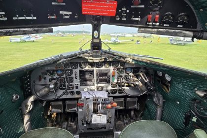 C 47 Placid Lassie Cockpit