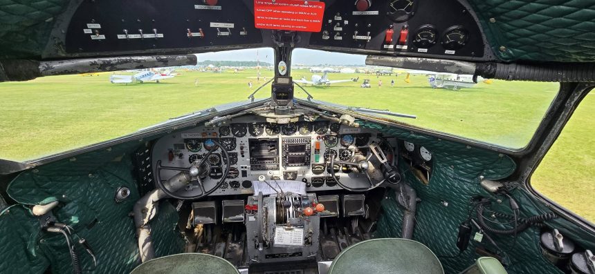 C 47 Placid Lassie Cockpit