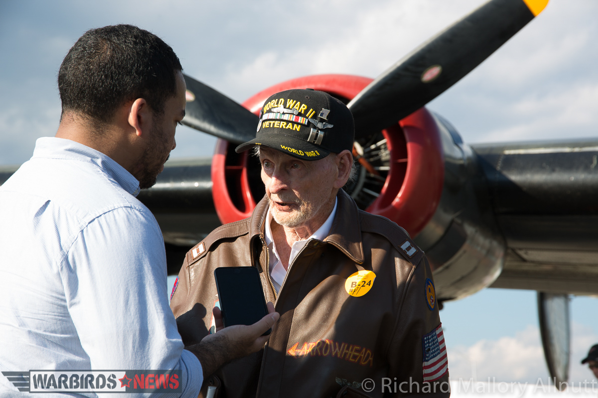 Several WWII veterans were in attendance. (photo by Richard Mallory Allnutt)
